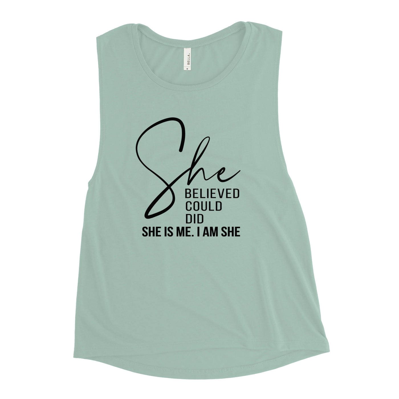 Ladies’ Muscle Tank Top - She Believed