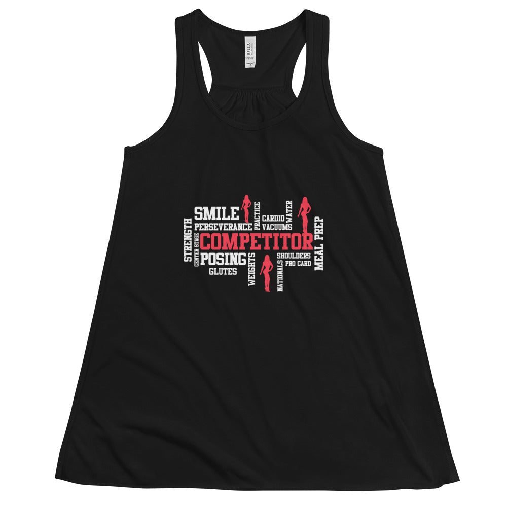 Women's Flowy Racerback Tank Top - Competition